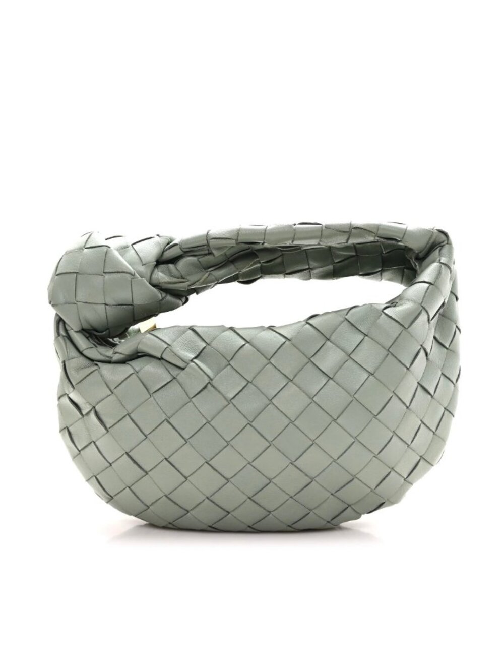 AUTHENTIC BOTTEGA VENETA Nappa Intrecciato Mini Jodie Sage Green Retails $2,950